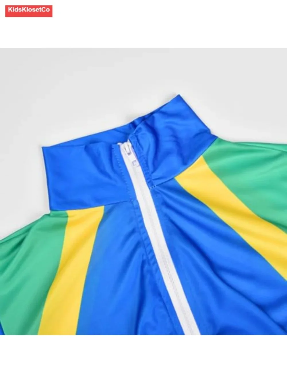 Kids 80s 90s Neon Tracksuit Costume Hip Hop Dance Sportswear with Headband